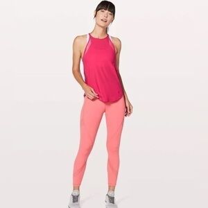 Lululemon Run Off-Route Tank Fuchsia Pink Size 6